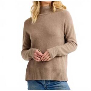 NEW PURA CASHMERE oversized cashmere pullover in driftwood